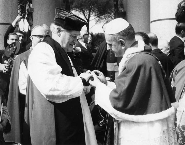 St Paul VI and Archbishop Michael Ramsey